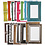 Creativ Company Lijsten, afm 26,2x18,5 cm, diverse kleuren, 64 div vellen/ 1 doos