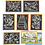 Creativ Company Krasplaatjes, afm 9x12 cm, 96 div/ 1 doos