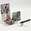 Creativ Company Puzzel constructie karton, afm 9,3x9,3 cm, dikte 1,2 mm, wit, 200 stuk/ 1 doos