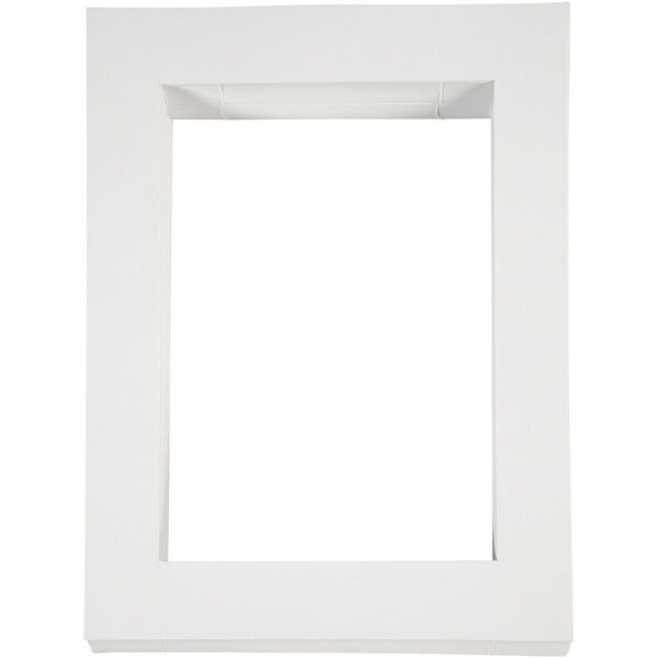 Creativ Company Passepartout lijsten, A4, afm 28,5x37 cm, 500 gr, wit, 100 stuk/ 1 doos