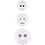 Creativ Company Mobielen met motief, d 12+15+18 cm, 300 gr, wit, 3 set/ 1 doos