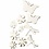 Creativ Company Uitgestanste vormen, afm 4,5-12 cm, 240 gr, wit, 362 stuk/ 1 doos