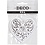Creativ Company Lasergesneden hart, B: 7,5 cm, 250 gr, wit, 18 stuk/ 1 doos