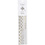 Vivi Gade Papieren vlechtstroken, L: 44+78 cm, d 6,5+11,5 cm, B: 15+25 mm, goud, wit, 48 stroken/ 1 doos