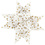 Vivi Gade Papieren vlechtstroken, L: 44+78 cm, d 6,5+11,5 cm, B: 15+25 mm, goud, wit, 48 stroken/ 1 doos