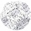 Vivi Gade Click ballen, d 9 cm, afm 5,5x28,4 cm, 9 set/ 1 doos