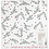 Vivi Gade Design papier, tak en stippen, vel 30,5x30,5 cm, 180 gr, goud, groen, rood, wit, 3 vel/ 1 doos