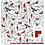 Vivi Gade Design papier, vogels en takken, vel 30,5x30,5 cm, 180 gr, 5 vel/ 1 doos