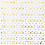 Vivi Gade Design papier, herten en stippen, vel 30,5x30,5 cm, 180 gr, goud, 3 vel/ 1 doos