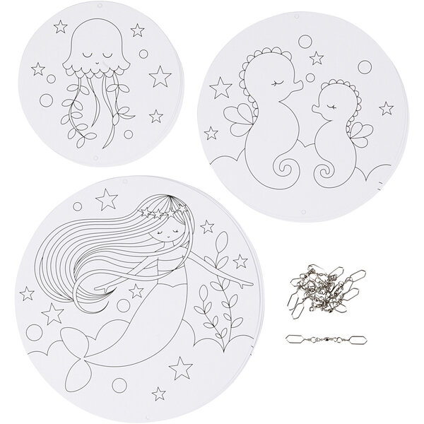 Creativ Company Mobielen met motief, d 12+15+18 cm, 300 gr, 3 set/ 1 doos