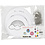 Creativ Company Mobielen met motief, d 12+15+18 cm, 300 gr, wit, 20 set/ 1 doos
