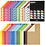 Creativ Company Color Bar Karton, A4, vel 210x297 mm, 250 gr, diverse kleuren, 32x10 vel/ 1 doos