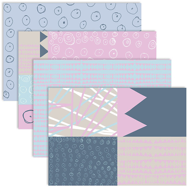 Vivi Gade Decoupage papier, vel 25x35 cm, 17 gr, 4x2 vel/ 1 doos