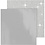 Vivi Gade Design papier, vel 30,5x30,5 cm, 120+128 gr, zilver, 2 vel/ 1 doos