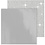Vivi Gade Design papier, vel 30,5x30,5 cm, 120+128 gr, zilver, 2 vel/ 1 doos