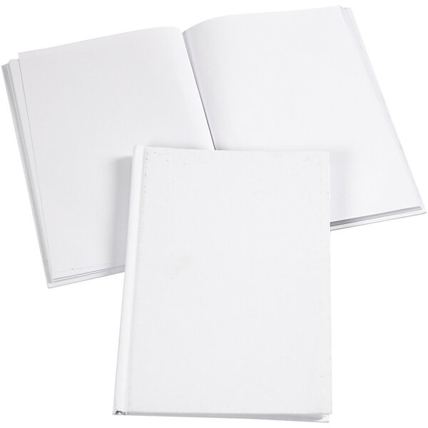 Creativ Company Notitieboek, A5, dikte 8 mm, 80 gr, wit, 1 stuk