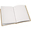 Creativ Company Notitieboek, A6, dikte 8 mm, 80 gr, bruin, 1 stuk