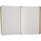 Creativ Company Notitieboek, A6, dikte 8 mm, 80 gr, bruin, 1 stuk