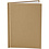 Creativ Company Notitieboek, A6, dikte 8 mm, 80 gr, bruin, 1 stuk