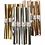 Creativ Company Faux Leather Papier, B: 49 cm, dikte 0,55 mm, unikleurig,met folie, goud, roze goud, zilver, 12x1 m/ 1 doos