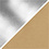 Creativ Company Faux Leather Papier, B: 49 cm, unikleurig,met folie, 350 gr, zilver, 1 m/ 1 rol