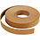 Creativ Company Vlechtstroken, B: 15 mm, dikte 0,55 mm, lichtbruin, 9.50 m/ 1 rol