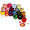 Creativ Company Mercerised Katoengaren, diverse kleuren, 24x20 gr/ 1 doos