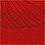 Creativ Company Mercerised Katoengaren, rood, 20 gr/ 1 bol
