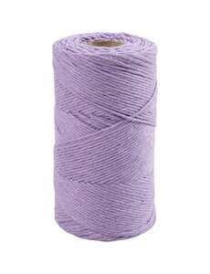 Creativ Company Macramé Koord, L: 198 M, d 2 mm, paars, 330 gr/ 1 rol