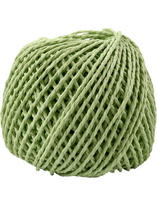 Creativ Company Papier Garen, dikte 2,5-3 mm, lichtgroen, 150 gr, 40 m/ 1 bol