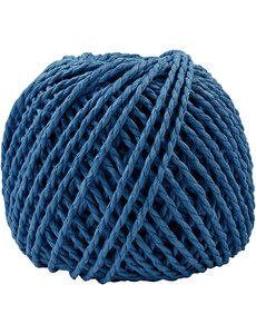 Creativ Company Papier Garen, dikte 2,5-3 mm, donkerblauw, 150 gr, 40 m/ 1 bol