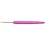 Creativ Company Haaknaalden, afm 2,5, L: 13,3 cm, afm 2,5 mm, lichtrood, 1 stuk