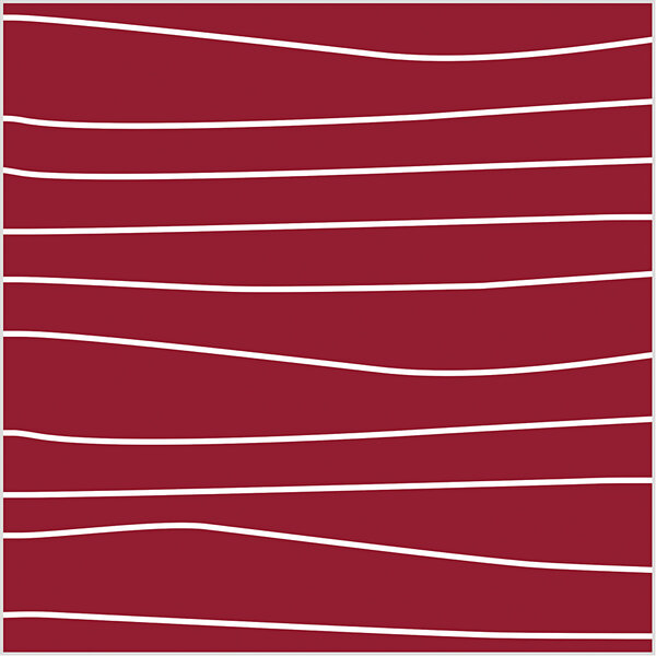 Creativ Company Stof, B: 145 cm, 140 gr, rood/wit, 1 str.m