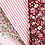 Creativ Company Patchwork stof, afm 45x55 cm, 100 gr, roze, 4 stuk/ 1 bol