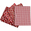 Creativ Company Patchwork stof, afm 45x55 cm, 100 gr, rood, 4 stuk/ 1 bol