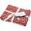 Creativ Company Patchwork stof, afm 45x55 cm, 100 gr, rood, 4 stuk/ 1 bol