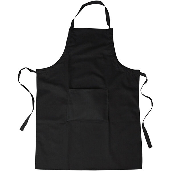 Creativ Company Schort, L: 89 cm, B: 66 cm, afm M-XL cm, 210 gr, zwart, 1 stuk