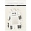 Creativ Company Kruissteken karton, dieren/robotten, H: 8-13 cm, B: 8-13 cm, wit, 6x3 stuk/ 1 doos