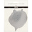 Creativ Company Kruissteken karton, kersdecoratie, H: 8,5-12 cm, gatgrootte 3 mm, metallic zilver, 8 stuk/ 1 doos