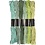 Creativ Company Borduurgaren, dikte 1 mm, groen, 6 bol/ 1 doos