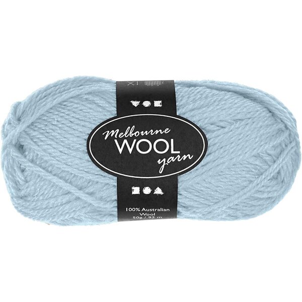 Creativ Company Melbourne wolgaren, L: 92 M, licht turquoise, 50 gr/ 1 bol