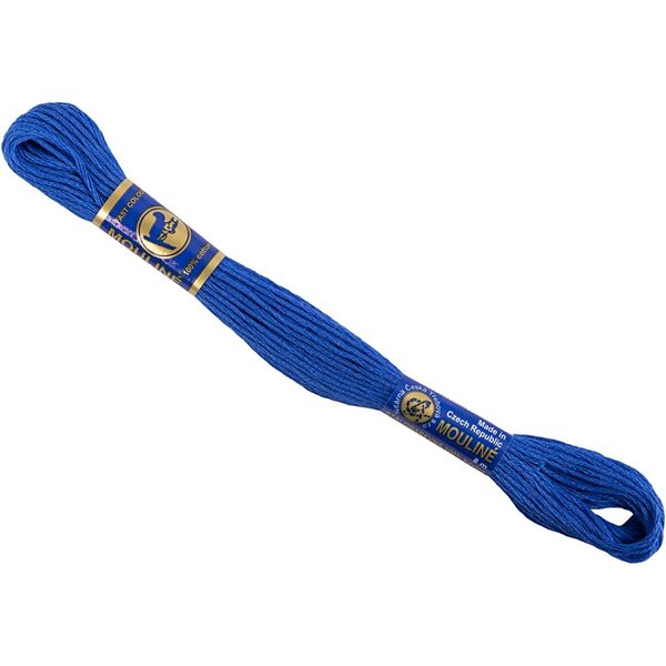 Borduurgaren, blauw, 8 m/ 1 bol