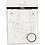 Creativ Company Hangportemonnee, afm 13x15 cm, 210 gr, wit, 1 stuk