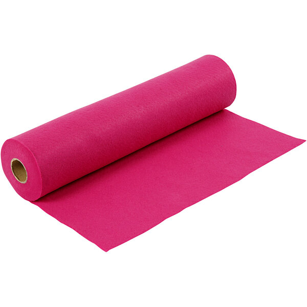 Creativ Company Hobbyvilt, B: 45 cm, dikte 1,5-2 mm, 180-200 gr, cerise, 5 m/ 1 rol