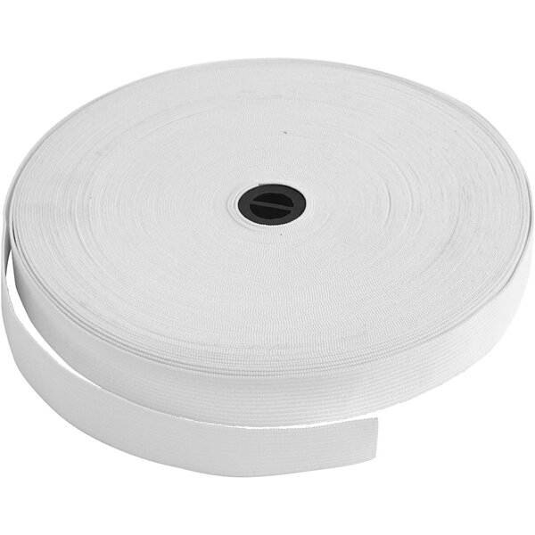 Creativ Company Elastiek, B: 20 mm, wit, 25 m/ 1 rol