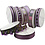 Creativ Company Decoratief lint, B: 10 mm, paars, 48x2 m/ 1 doos