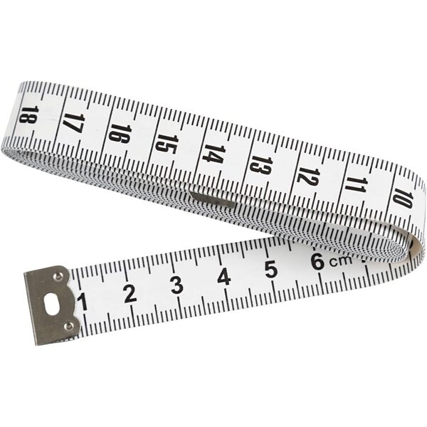 Creativ Company Meetlinten, L: 150 cm, 6 stuk/ 1 doos