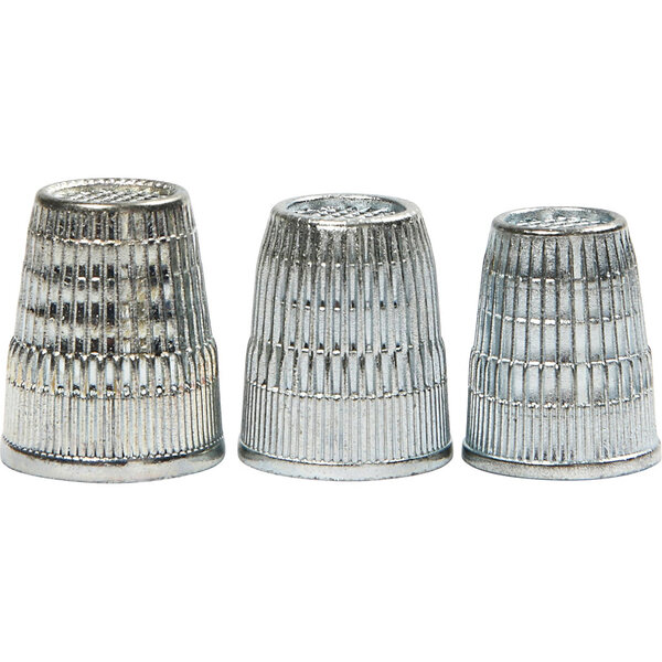 Creativ Company Vingerhoedjes, d 15+16+17 mm, 3 stuk/ 1 doos