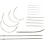 Creativ Company Naalden reparatie set, 16 stuk/ 1 doos