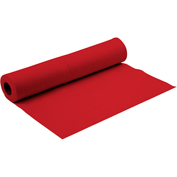 Creativ Company Hobbyvilt, B: 90 cm, dikte 1,5-2 mm, rood, 5 m/ 1 rol
